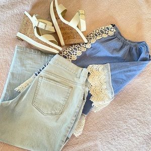 Straight Cut Style Jeans